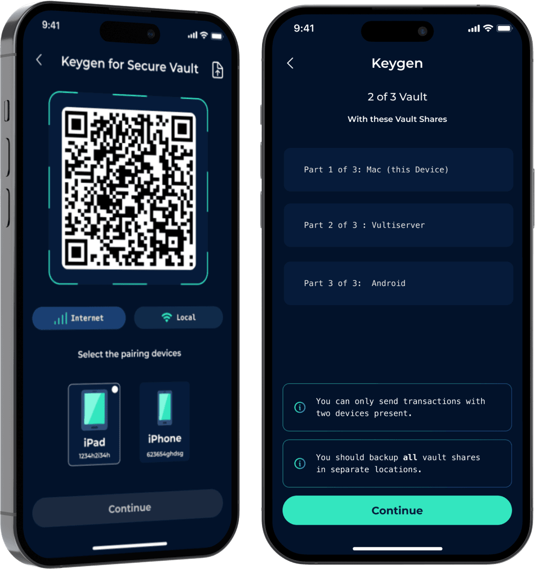 Introducing VultiChat <span class='gradient-text'>recovery</span>: access shares instead of static secrets